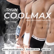 |Combo 3 quần| Lót nam Boxer Relax cao cấp New.RDO121 co giãn thoáng mát thấm hút mồ hôi kháng khuẩn