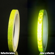 Bicycle Reflective Sticker Tape Noctilucent Waterproof Fluorescent Bike Decoration