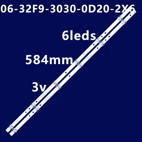 LED Strip For 06-32F9-3030-0D20-2X6-584X12-LL-190625 HK315LEDM-JH1KH HEC R1 32 HD YF-J5N2M05LCPD-000