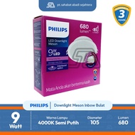 Philips LED Downlight MESON 59449 D105 9W Semi White 4000K