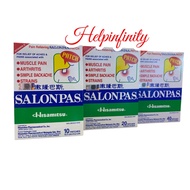Salonpas Pain Relieving Patch for Relief of Aches &amp; Pains Associated with Muscle Pain Arthristis Simple Backache Strains