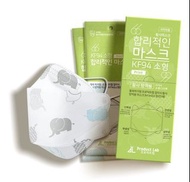 韓國 Product lab KF94 大象圖案小童口罩100個 獨立包裝