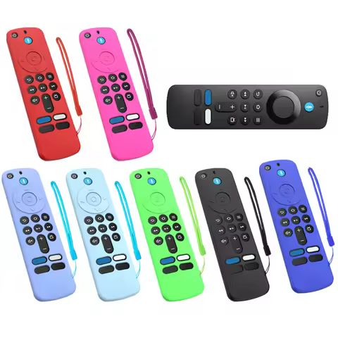 Silicone Remote Case Anti-Slip Protective Cover Shockproof Remote Protective Case for Fire TV Stick 