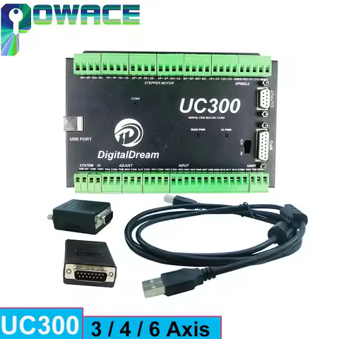 【EU】USB Mach3 UC300 3 4 6 Axis CNC Motion Controller Board Card For milling machine