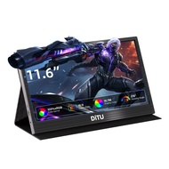 DITU 11.6 นิ้ว 1920 * 1080P จอแสดงผลแบบพกพาความละเอียดสูง ultra เข้ากันได้กับการเชื่อมต่อสายเคเบิล H