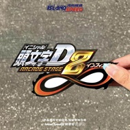 - Cool Initial D8 Car Sticker Anime Racing Game AE86 Car Sticker Body Decoration Sticker Waterproof