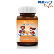 Vistra Imu-Pro Vitamin C 120 mg วิสตร้า ไอมู โปร วิตามินซี ชนิดอม กลิ่นส้มยูซุ สำหรับเด็ก อมหรือเคี้