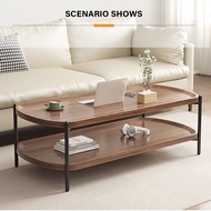 N2N_fashion DELICATO โต๊ะกลาง รุ่น COMBINE-04 ขนาด 50x100x38 ซม. สีวอลนัท ปังสุด