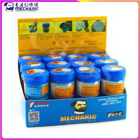 MECHANIC XG Series 183℃ Tin Solder Paste Environment Friendly Soldering Flux for Mobile Phone IC CPU
