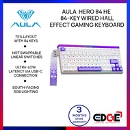 EDGE | AULA Hero 84 HE 84-key Wired Hall Effect Gaming Keyboard