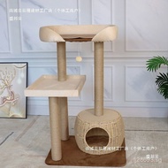 Other Cat Climbing Frame Cat Tree Cat House Large Cat Chinese Solid Wood Bed Integrated Space Capsul