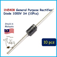 10PCS 1N5408 IN5408 Rectifier Diode 1000V 3A Dioda 5408