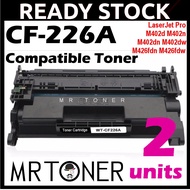 2x Compatible Toner HP CF226A CF 226A 26A HP26A CF226X 226X LaserJet Pro M402n M402dn M402dw MFP M42
