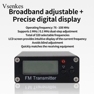 [Vsenkes] 0.5W FM Transmitter with 2000M Distance, Frequency Modulation Emitter for Supermarket Even