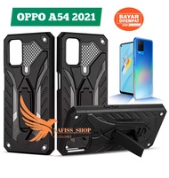 CASE HP OPPO A54 2021 casing standing robot hard case NEW cover