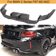 Carbon Fiber Rear Bumper Diffuser Lip For BMW 2 Series F87 M2 M2C 2015-2020 Car Rear Bumper Diffuser