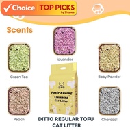 DITTO Premium Tofu Cat Litter 6L/2KG Super Clumping Mixed 4-in-1 Cat Sand
