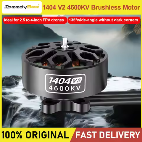 SpeedyBee 1404 V2 Motor 4600KV 4S LiPo for Bee25 2.5inch FPV Drone Suitable for violent flight of 2.