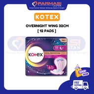 KOTEX OVERNIGHT WING 32CM ( 12 PADS )