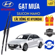 HYUNDAI VERNA, KONA,SOLATI,STAREX,SANTAFE,i1O,i20,i30 Car Wipers, Nano Silicon Blades Wipe Clean Smo
