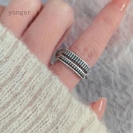 Fortune Abacus Ring Silver Abacus Ring Retro Couple Rings Abacus Silver Open Ring