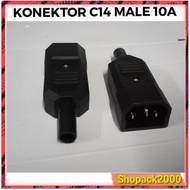 C14 Male Connector - 10 Ampere (14 Male socket)