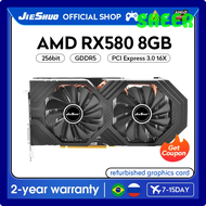 SHEER Jieshuo AMD RX 580 8Gb 2304SP Gaming Graphics Card GDDR5 GPU 256bit PCI-E 3.0 Rx580 8G Desktop