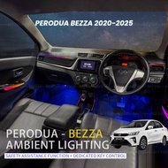 MTTO Perodua Bezza FL 2019-2025 Interior Car Oem TCS Atmosphere Smart RGB Ambient Light 19in1 Access