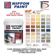 [100% ORIGINAL] NIPPON EXTERIOR WALL PAINT WEATHERBOND FLEX - GLOSS FINISH