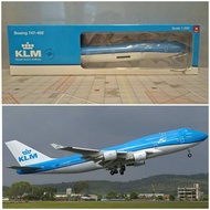 Diecast KLM 747-400 Aircraft By Hogan Wings