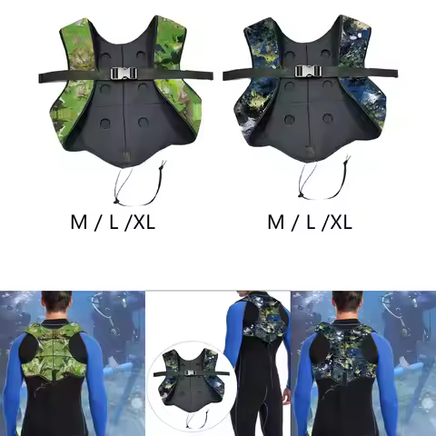 Diving Weight Vest Professional Adult Waistcoat for Scuba Fishing Underwater