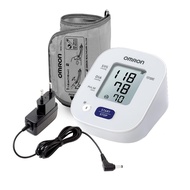 Omron HEM 7143T1A Digital Bluetooth Blood Pressure Monitor with Cuff Wrapping Guide &amp; Intellisense Technology For Most Accurate Measurement (Adapter Included)