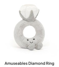 💍Jellycat Amuseables Diamond Ring 鑽石戒指