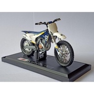 Diecast Miniature Dirt Bike Husqvarna FC 450 cross motor maisto