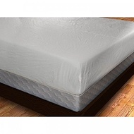 Mattress Protector Olympic Queen Size (+10 Inch Drop) White Solid 100% Anti-Allergy, Anti-Bacteri...