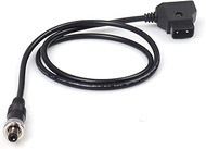 Power Tap D-Tap to Locking DC 5.5 2.5mm for Video Devices Compatible with Atomos Ninja V, Blackmagic