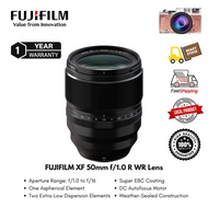 FUJIFILM XF 50mm f/1.0 R WR Lens Ultimate Bokeh Lens ( 1 Year Warranty )