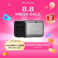 EcoFlow GLACIER Classic 35L/45L/55L Portable Fridge Freezer, 43H Cooling Car Refrigerator, Battery P