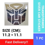 [STICKER KINGDOM] Transformer STICKER/ CAR STICKER/ STICKER KERETA/ MOTORCYCLE STICKER/ SILVER STICK