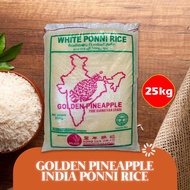 Golden Pineapple India White Ponni Rice 25kg