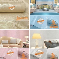 3D Embossed Gold Wall Paper Aesthetic Motif Bedroom Wall Sticker 45cm x 8M