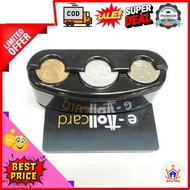 Car Coin Holder E Toll Card Dispenser Practical Multipurpose Card Slot Box