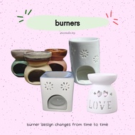 BURNER- OIL BURNER / CANDLE BURNER / STANDARD & EXCLUSIVE BURNER- PORCELAIN / CERAMIC