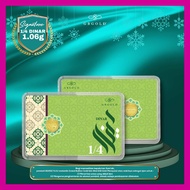 GB GOLD Signature 1/4 Dinar 1.06g (Emas 999.9)