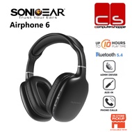 SonicGear AirPhone 6 Rechargeable Bluetooth Headphones With Mic (Free Headphone Stand)