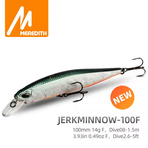 MEREDITH Hard Bait Fishing Lures 24color for Choose Minnow Wobbler Quality Professional JARKMINNOW 1