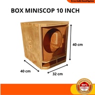 Box Sound System Speaker Subwofer Miniscop 10inch Plywood Board 12mm