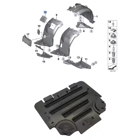 For BMW E88 E90 E91 Front Wheel Mudguard Cover Inner Lining Headlight Bulb Cap For BMW 1 3 Series 11