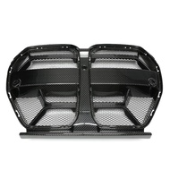 Dry Carbon Fiber Front Grill Front Car Bumper Grille CLS Style Stainless Mesh Screen for BMW G80 G81