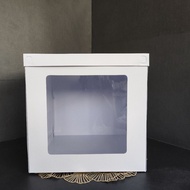 (12pcs) 30x30x30 tall cake box/tart cake box/white tall box